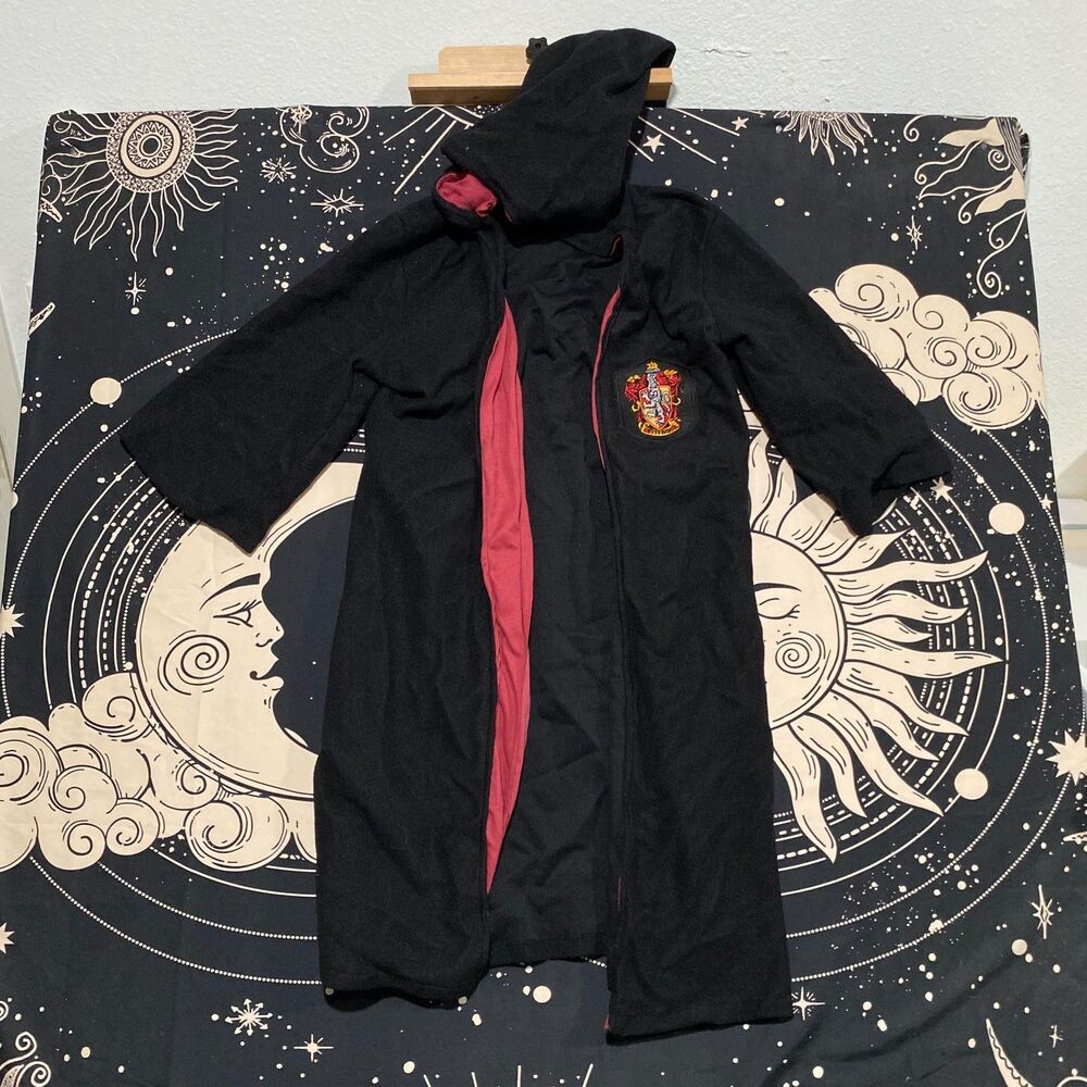 VTG Rubie's Harry Potter Wizarding World Gryffindor Robe Unisex Black Costume